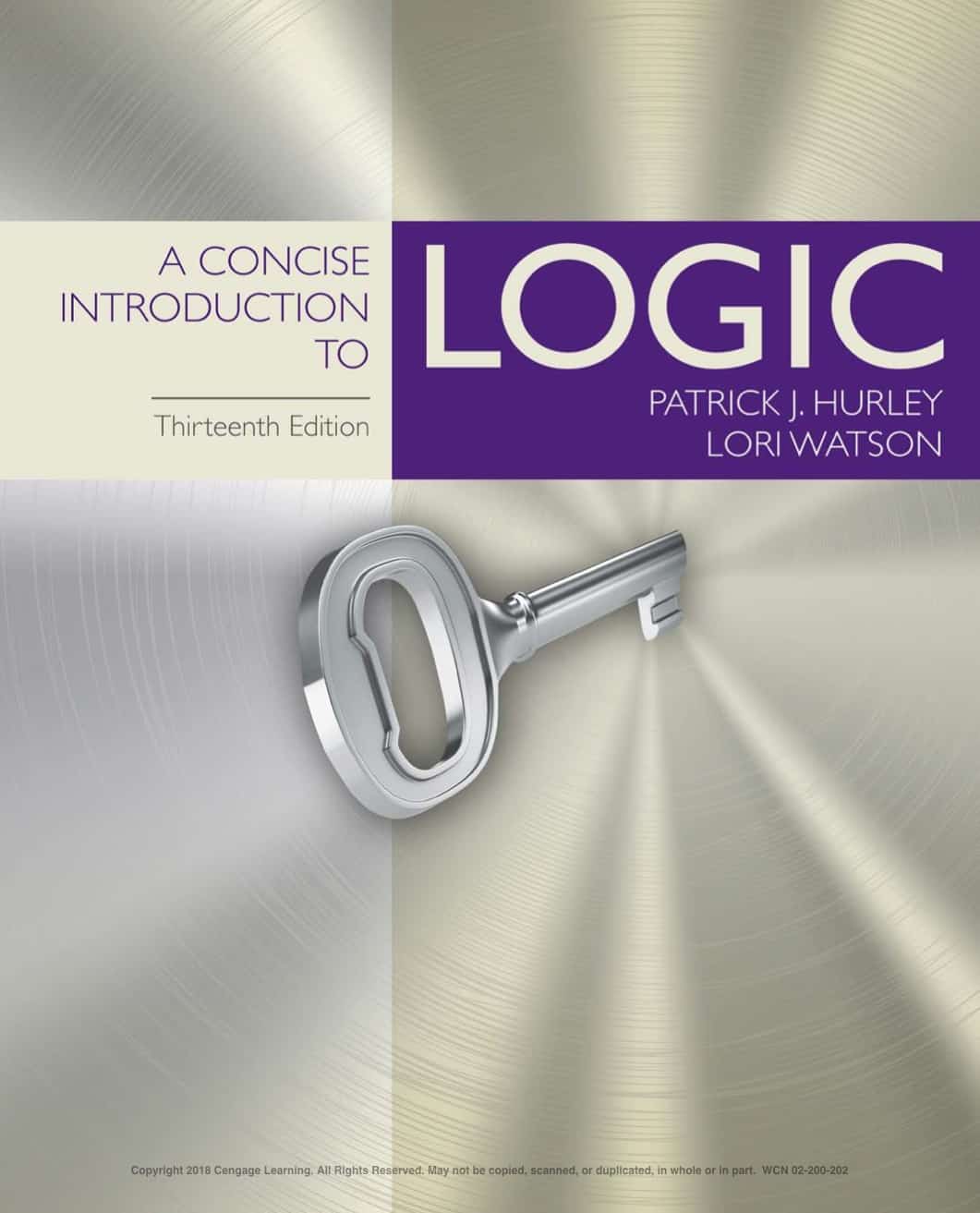 A Concise Introduction to Logic (13th Edition)